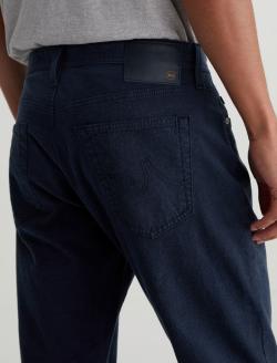 Everett Inky Blue Wash & Wear Slim Straight MENS BOTTOMS Photo 6