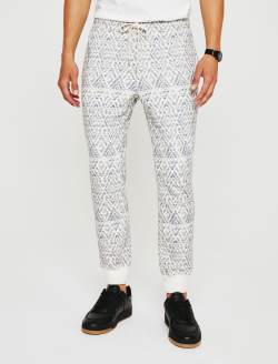 Kenji Sweatpant Diamond Chevron Blue Multi Classic Sweatpant MENS TOPS Photo 2