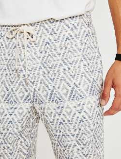 Kenji Sweatpant Diamond Chevron Blue Multi Classic Sweatpant MENS TOPS Photo 3