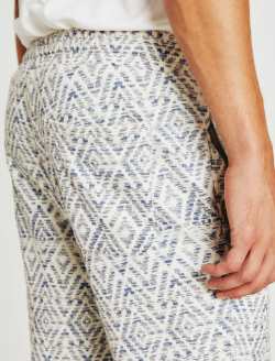 Kenji Sweatpant Diamond Chevron Blue Multi Classic Sweatpant MENS TOPS Photo 5