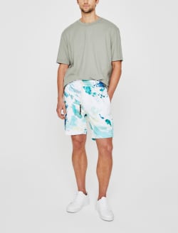 Kenji Sweatshort Garden Paint Multicolor Classic Sweatshorts MENS BOTTOMS Photo 1