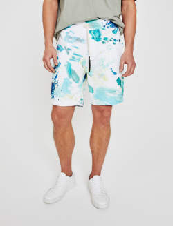 Kenji Sweatshort Garden Paint Multicolor Classic Sweatshorts MENS BOTTOMS Photo 2