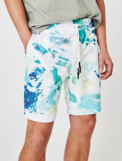 Kenji Sweatshort Garden Paint Multicolor Classic Sweatshorts MENS BOTTOMS Photo 3