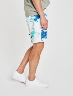 Kenji Sweatshort Garden Paint Multicolor Classic Sweatshorts MENS BOTTOMS Photo 5