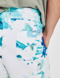 Kenji Sweatshort Garden Paint Multicolor Classic Sweatshorts MENS BOTTOMS Photo 7