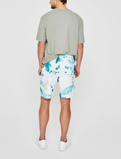 Kenji Sweatshort Garden Paint Multicolor Classic Sweatshorts MENS BOTTOMS Photo 8