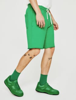 Kenji Sweatshort Agreen Classic Sweatshorts MENS BOTTOMS Photo 4