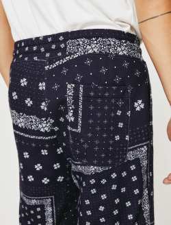 Kenji Sweatshort AG Bandana Deep Navy Classic Sweatshorts MENS BOTTOMS Photo 5