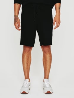 Kenji Sweatshort True Black Classic Sweatshorts MENS TOPS Photo 2
