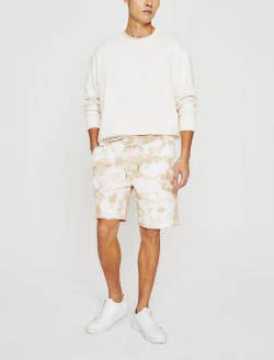 Kenji Sweatshort Tie Dye Studio Taupe Classic Sweatshorts MENS TOPS Photo 1