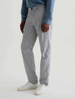 Kullen Charcoal Stripe Slim Trouser MENS BOTTOMS Photo 5
