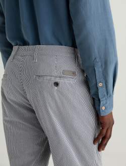 Kullen Charcoal Stripe Slim Trouser MENS BOTTOMS Photo 7