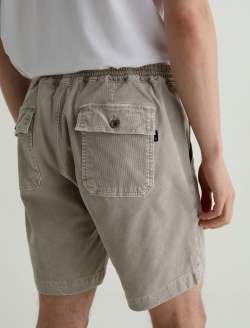 Wells Corduroy Drawstring Short Sulfur Dry Dust Corduroy Relaxed Fatigue Short MENS BOTTOMS Photo 6