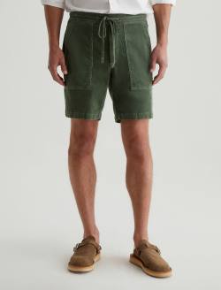 Wells Corduroy Drawstring Short Sulfur Seaside Sage Relaxed Fatigue Short MENS BOTTOMS Photo 3