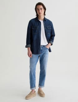 Kace 28 18 Years Folsom AG-ed™ Modern Straight Denim MENS BOTTOMS Photo 2