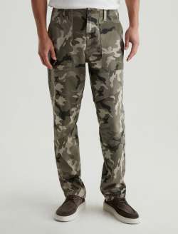 Wells Fatigue Cool Air Camo Green Multi Panelled Fatigue Pant MENS BOTTOMS Photo 3