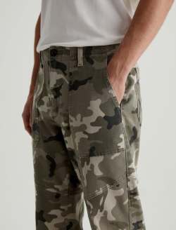 Wells Fatigue Cool Air Camo Green Multi Panelled Fatigue Pant MENS BOTTOMS Photo 4