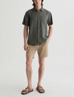 Oliver Short Cafe Con Leche Relaxed Drawstring Short MENS BOTTOMS Photo 2
