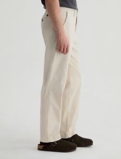 Archie SUD Trouser Pumice Sueded Sateen Straight Trouser MENS BOTTOMS Photo 5