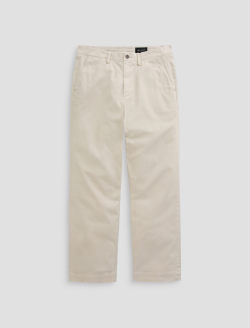 Archie SUD Trouser Pumice Sueded Sateen Straight Trouser MENS BOTTOMS Photo 1