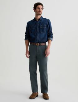 Archie SUD Sulfur Grey Steel Straight Trouser MENS BOTTOMS Photo 2