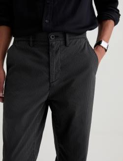 Archie Trouser Sulfur Antique Black Straight Chino MENS BOTTOMS Photo 4