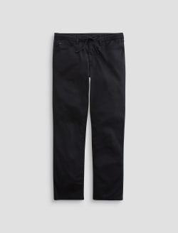 Reggie Drawstring Pant True Black Airluxe™ Athletic Straight MENS BOTTOMS Photo 1