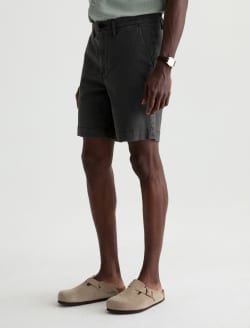 Archie Short Sulfur Antique Black Straight Trouser Short MENS BOTTOMS Photo 6
