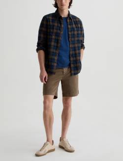 Archie Short Sulfur Soft Mushroom Relaxed Trouser Short MENS BOTTOMS Photo 2