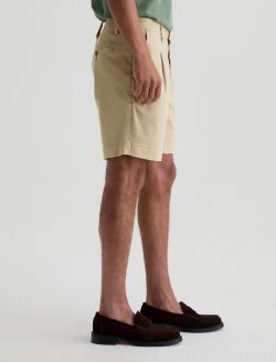 Archie Pleated Short Sulfur Dune Khaki Pleated Straight Trouser Short MENS BOTTOMS Photo 5