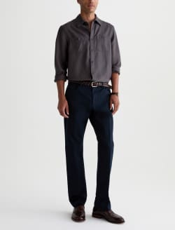 Everett Tailored Pant Dark Ocean Slim Straight MENS BOTTOMS Photo 2