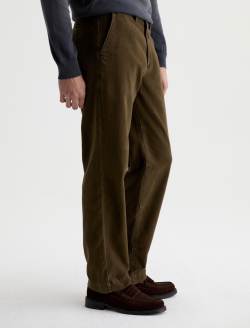 Archie Trouser Sulfur Dirty Olive Straight Chino MENS BOTTOMS Photo 5