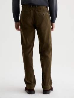 Archie Trouser Sulfur Dirty Olive Straight Chino MENS BOTTOMS Photo 8