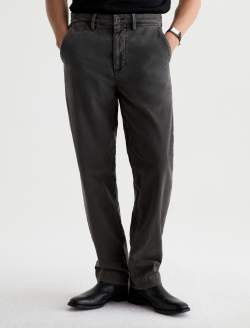 Archie Trouser Sulfur Evening Smoke Straight Chino MENS BOTTOMS Photo 3