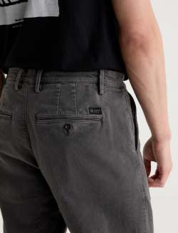 Archie Trouser Sulfur Evening Smoke Straight Chino MENS BOTTOMS Photo 7