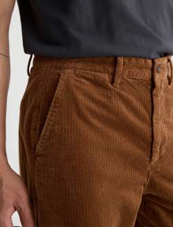 Archie Trouser Sulfur Bronze Beat Straight Chino MENS BOTTOMS Photo 4