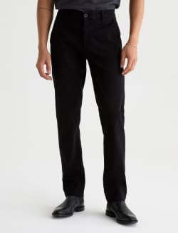 Wanderer Chino Pant Pure Black Slim Straight Chino MENS BOTTOMS Photo 3