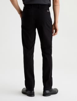 Wanderer Chino Pant Pure Black Slim Straight Chino MENS BOTTOMS Photo 8