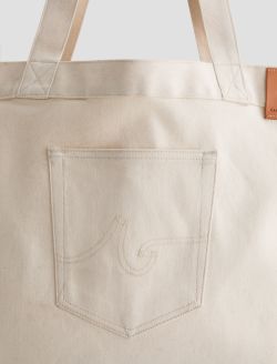 Selvage Denim Tote Natural Heavy Duty Bag ACCESSORIES Photo 2