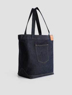Selvage Denim Tote Raw Denim Heavy Duty Bag ACCESSORIES Photo 4