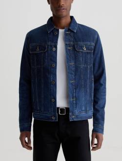 Lined Dart Jacket 7 Years Tempered  AG-ed™ Classic Trucker Jacket MENS TOPS Photo 1