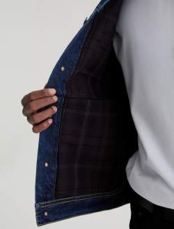 Lined Dart Jacket 7 Years Tempered  AG-ed™ Classic Trucker Jacket MENS TOPS Photo 2