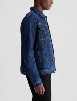 ジャケット・アウター ohne k-dart jacket light teal 46 Mens Lined Dart Jacket 7 Years Tempered