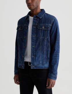 Lined Dart Jacket 7 Years Tempered  AG-ed™ Classic Trucker Jacket MENS TOPS Photo 6