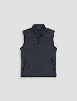 Rayo 1/4 Zip Caviar Melange/Light Pavement Green Label Collection MENS TOPS Photo 1