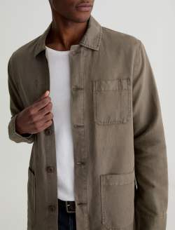 Spencer Jacket Sulfur Canyon Moss Utilitarian Jacket MENS TOPS Photo 2