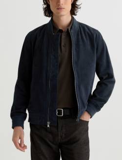 Dayton Bomber Jacket Midnight Chateau Suede Classic Fit MENS TOPS Photo 2