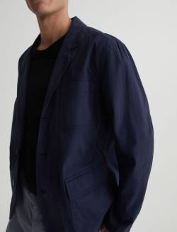 Landon Blazer Sulfur Deep Navy Classic Fit Blazer MENS TOPS Photo 3