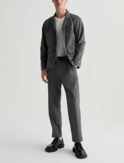 Landon Blazer Static Grey Classic Blazer MENS TOPS Photo 2