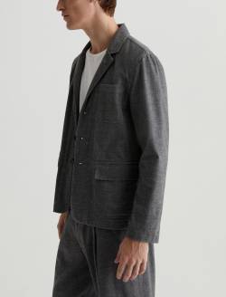 Landon Blazer Static Grey Classic Blazer MENS TOPS Photo 5